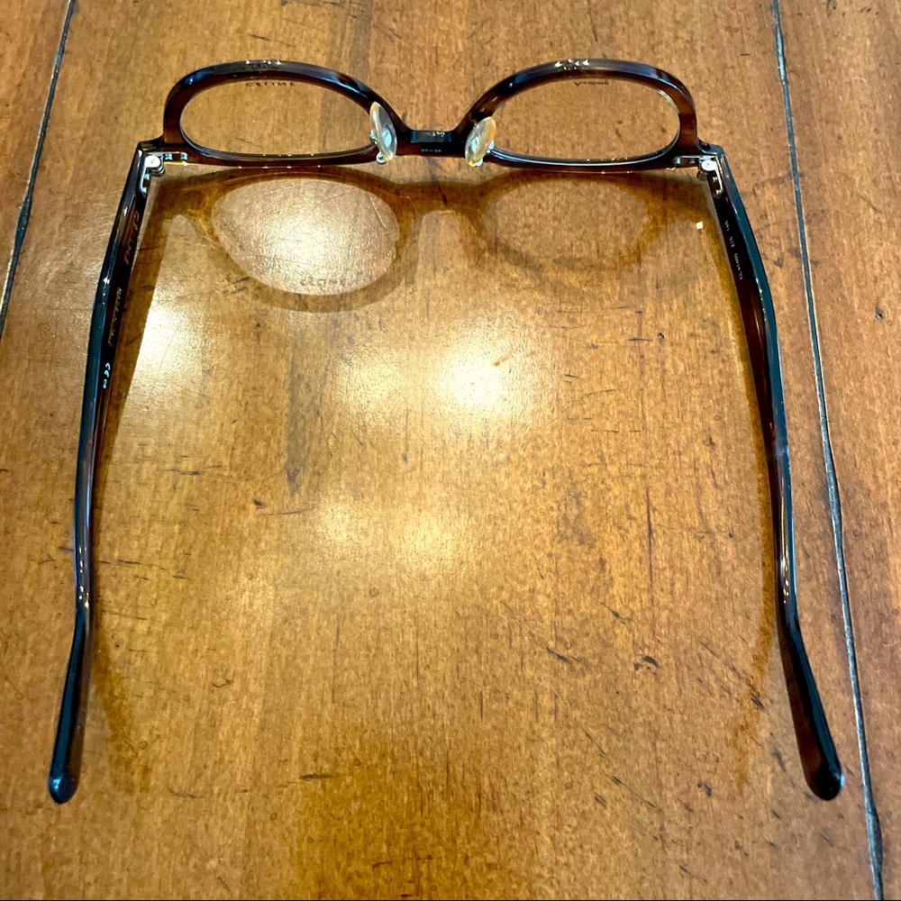 New- Celine glasses - brown/ tortoise coloring with nose piece - Picture 3 of 9